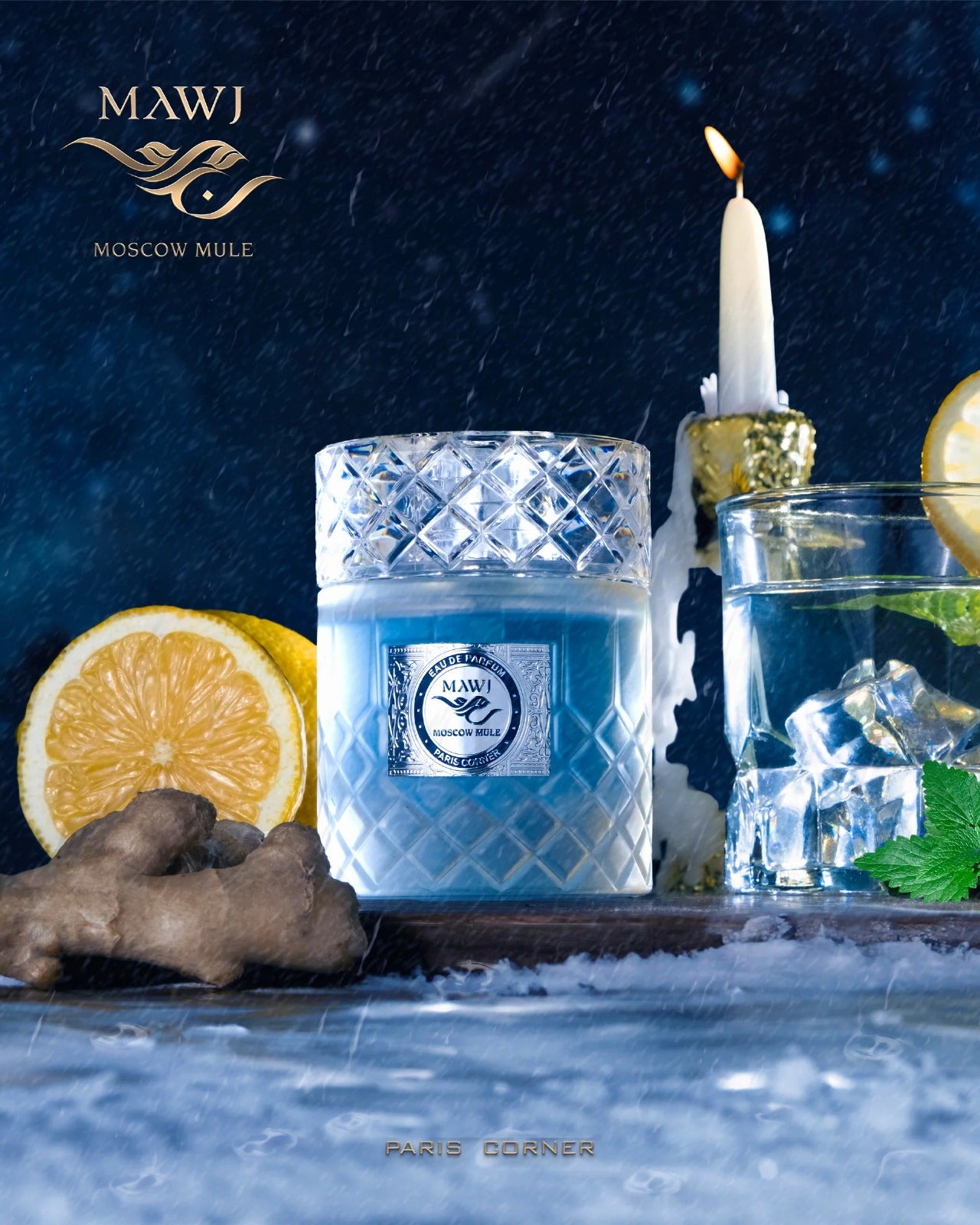 Mawj Moscow Mule בהשראת Blue Moon Ginger Dash By Kilian