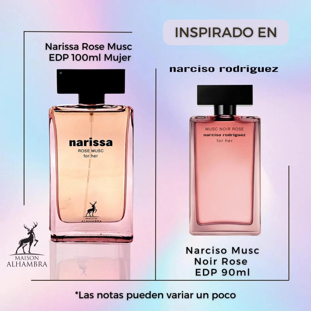 Narissa Rose Musc בהשראת Musc Noir Rose For Her Narciso Rodriguez