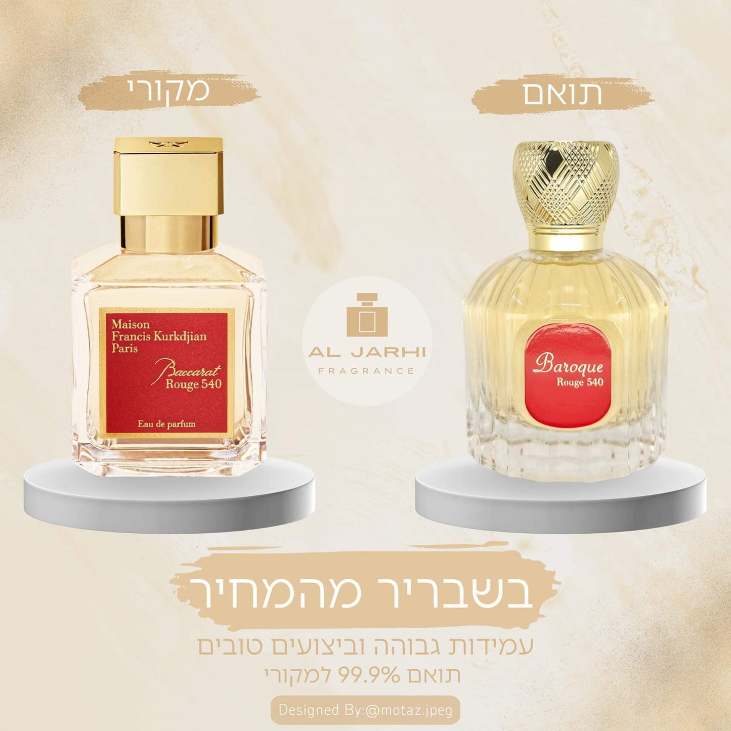 Baroque Rouge 540 (Baccarat Rouge 540) - AL Jarhi