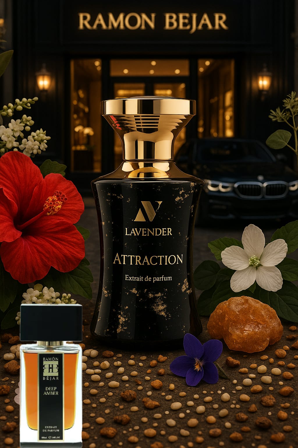ATTRACTION BY LAVENDER 100ML EXTRAIT DE PARFUM (Inspired By RAMON BEJAR DEEP AMBER)