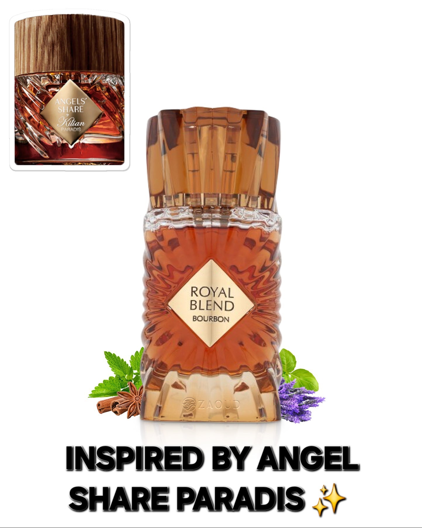 ROYAL BLEND BOURBON 100ML EXTRAIT DE PARFUM (Inspired By ANGEL SHARE PARADIS)