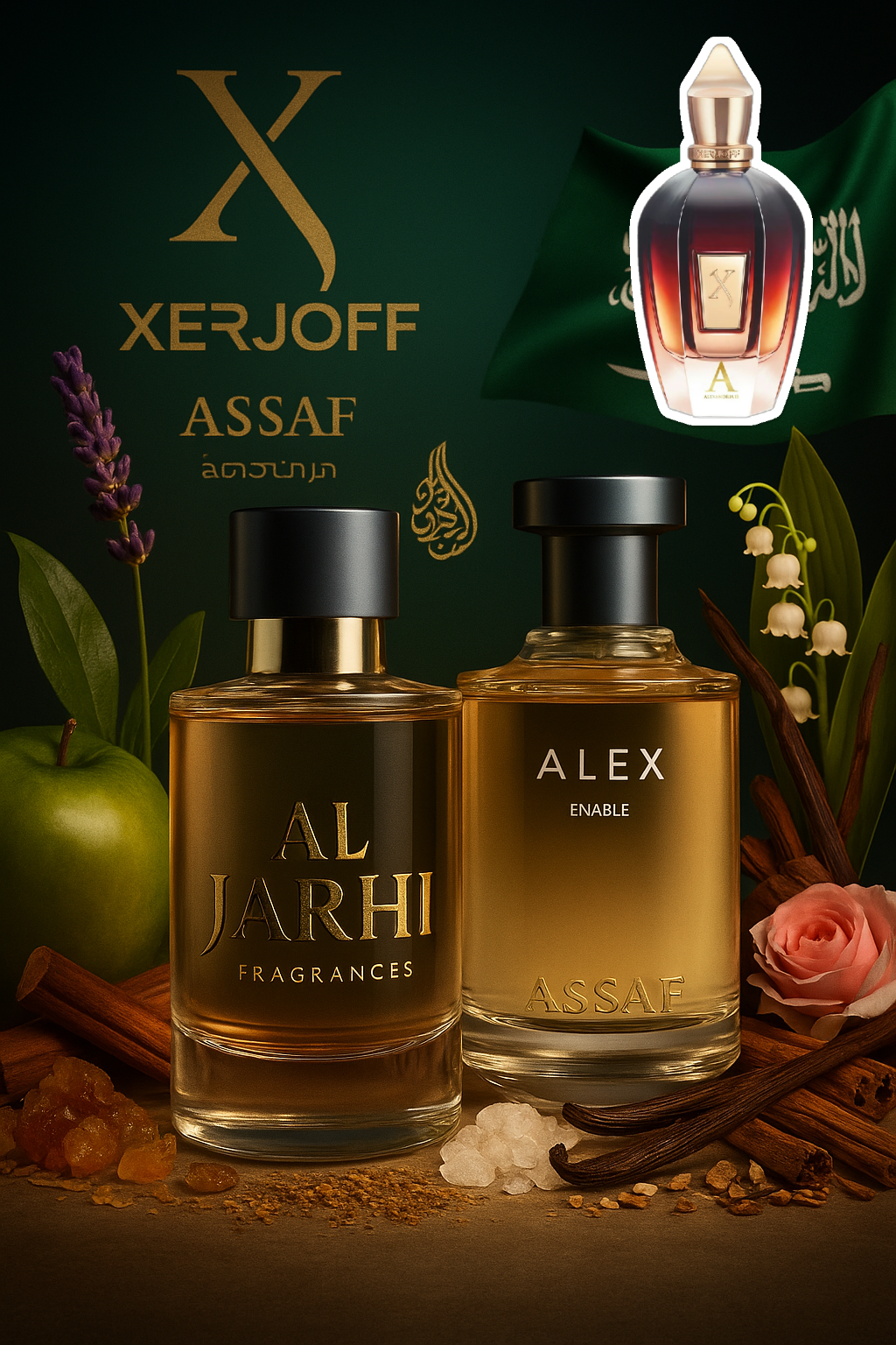 ALEX ENABEL BY ASSAF 100ML EDP UNISEX (Inspired By XERJOFF ALEXANDRIA 2)