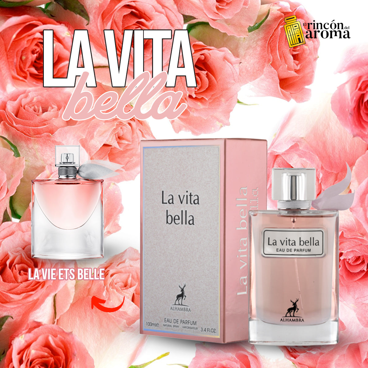 LA VITA BELLA 100ML EDP (Inspired By LA VIE EST BELLE LANCOME)