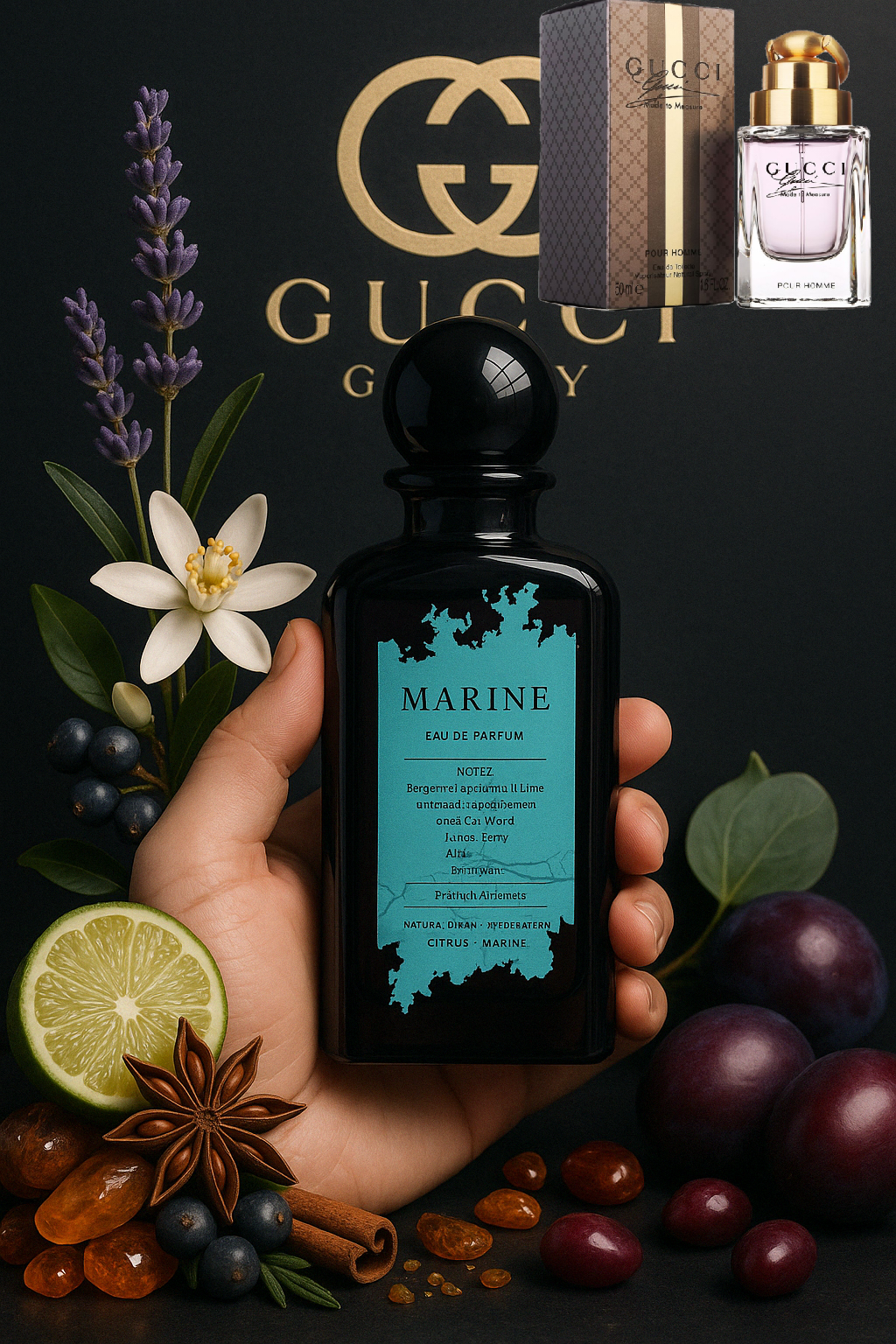Marine Measure בהשראת Gucci Guilty Made to Measure Gucci