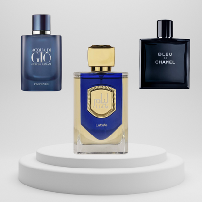Liam Blue Shine (Bleu de Chanel + Acqua di Giò Profondo) - AL Jarhi