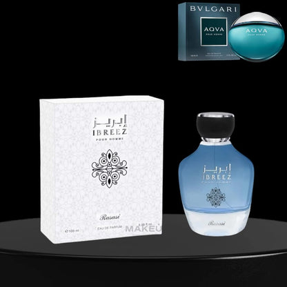 IBREEZ RASASI 100ml EDP (Inspired By BVLGARI AQUA)