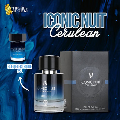 Iconic Nuit Pour Homme בהשראת La Nuit de L’Homme Bleu Electrique YSL