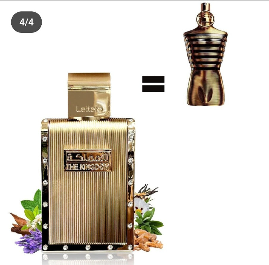 The Kingdom for Men By Lattafa 100ml (Inspired By JPG LE MALE ELEXIR)