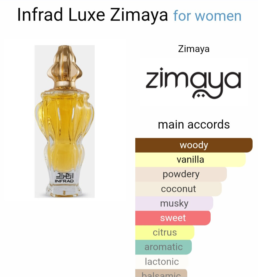 INFRAD LUX BY ZIMAYA 100ML EDP (Inspired By VANILLA POWDER)