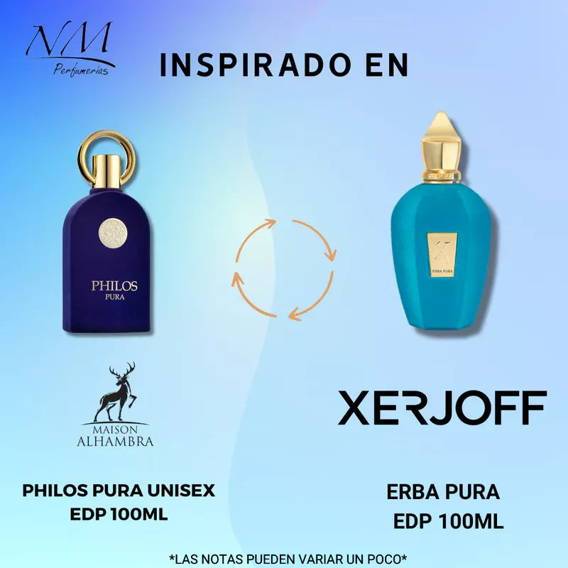 PHILOS PURA 100ML EDP (Inspired By XERJOFF ERBA PURA)
