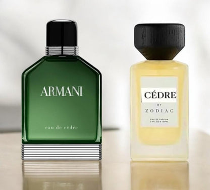 CEDRE ZODIAC 100ML EDP (Inspired By ARMANI EAU DE CEDREE)