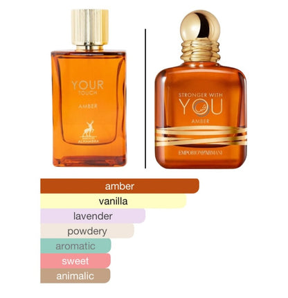 YOUR TOUCH AMBER 100ML EDP (Inspired By SWY AMBER ARMANI)