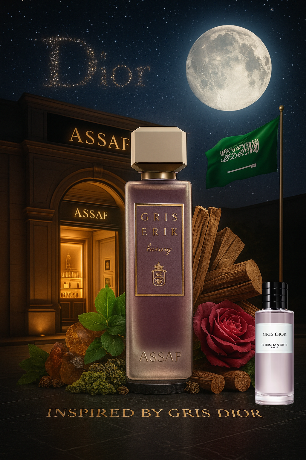 Gris Erik בהשראת Gris Dior 200 מ”ל Edp
