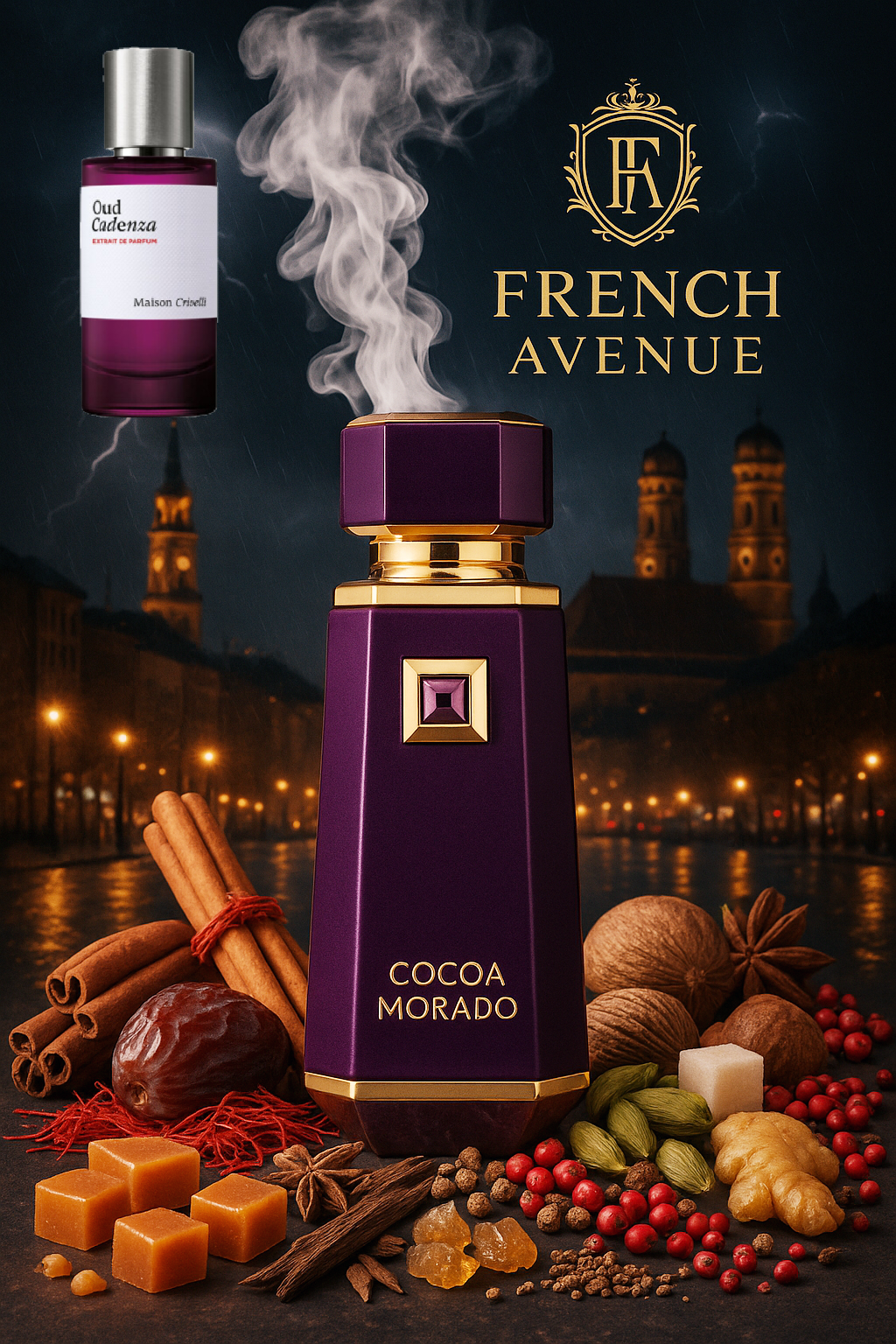 COCOA MORADO 100ML EDP (Inspired By Oud Cadenza Maison Crivelli)